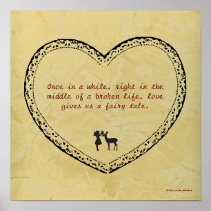 Een gebroken leven — een feiale uitstraling poster