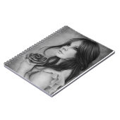 Een gebroken veelbelovende laptop notitieboek (Linkerzijde)