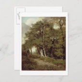 Een gecombineerd pad briefkaart (Voorkant / Achterkant)