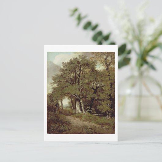 Een gecombineerd pad briefkaart (Staand voorkant)