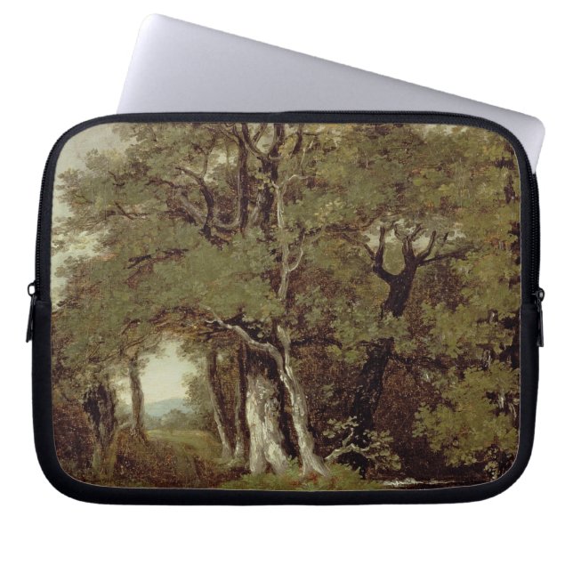 Een gecombineerd pad laptop sleeve (Voorkant)