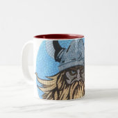 een gecrashte wandelaar op een mok (Voorkant links)