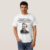 Een gedachte kan ons breken en transformeren. t-shirt (Voorkant volledig)