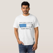 Een gedachte laden t-shirt (Voorkant volledig)
