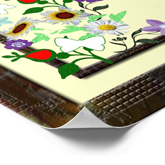 Een gedachte voor de dag poster (Hoek)