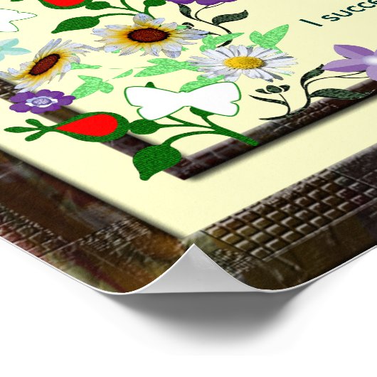 Een gedachte voor de dag poster (Hoek)