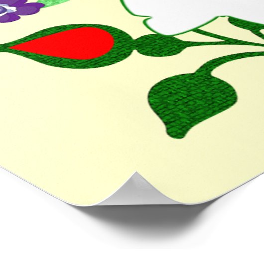 Een gedachte voor de dag poster (Hoek)