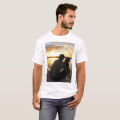 Een gedeelde vader van gebeden vader t-shirt (Voorkant volledig)