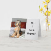 EEN GEDEELDE VERJAARDAG GEWENST KAART (Gele Bloem)