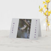 EEN GEDEELDE VERJAARDAGSCARD KAART (Gele Bloem)