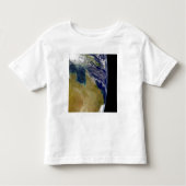 Een gedeeltelijk uitzicht van de Aarde dat Austral Kinder Shirts (Voorkant)