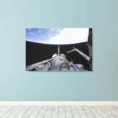 Een gedeeltelijk uitzicht van de knoop van de Tran Canvas Afdruk (Insitu (Houten vloer))