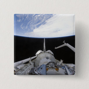 Een gedeeltelijk uitzicht van de knoop van de Tran Vierkante Button 5,1 Cm