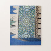 Een gedeeltelijk uitzicht van de moskee Hasan II i Legpuzzel (Verticaal)