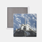 Een gedeeltelijk uitzicht van Space Shuttle Atlant Magneet (Voorkant / Achterkant)