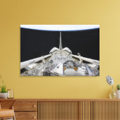 Een gedeeltelijk uitzicht van Space Shuttle Canvas Afdruk (Insitu (Woonkamer))