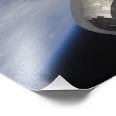 Een gedeeltelijk uitzicht van Space Shuttle Endeav Foto Afdruk (Hoek)