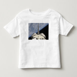 Een gedeeltelijk uitzicht van Space Shuttle Endeav Kinder Shirts