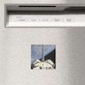 Een gedeeltelijk uitzicht van Space Shuttle Endeav Magneet (Insitu (Vaatwasser))