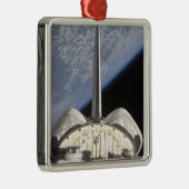 Een gedeeltelijk uitzicht van Space Shuttle Endeav Metalen Ornament (Rechts)