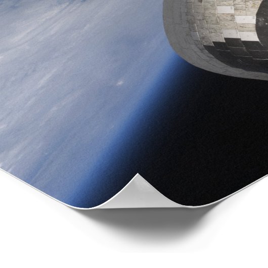Een gedeeltelijk uitzicht van Space Shuttle Endeav Poster (Hoek)