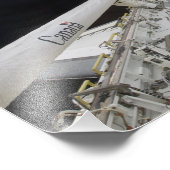 Een gedeeltelijk uitzicht van Space Shuttle Foto Afdruk (Hoek)