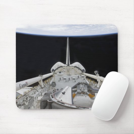 Een gedeeltelijk uitzicht van Space Shuttle Muismat (Met muis)