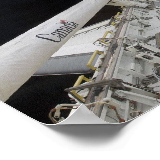 Een gedeeltelijk uitzicht van Space Shuttle Poster (Hoek)