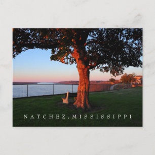 Een gedenktijd - Natchez, Mississippi Briefkaart