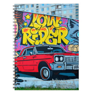 Een gedetailleerd afbeelding graffiti tekening. Co Notitieboek