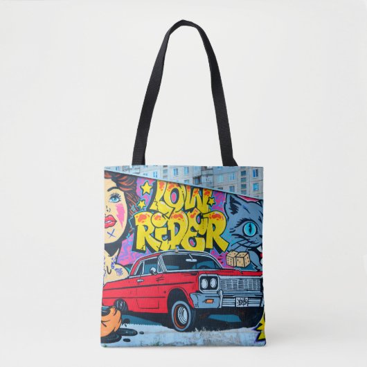 Een gedetailleerd afbeelding graffiti tekening. Co Tote Bag (Voorkant)