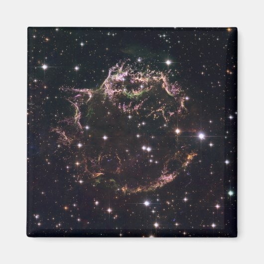 Een gedetailleerd uitzicht op de stoffelijke reste magneet (Voorkant)