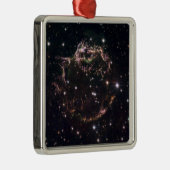 Een gedetailleerd uitzicht op de stoffelijke reste metalen ornament (Rechts)