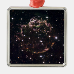 Een gedetailleerd uitzicht op de stoffelijke reste metalen ornament