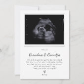 Een gedicht van Baby tot toekomstige oma en opa Ka (Voorkant)