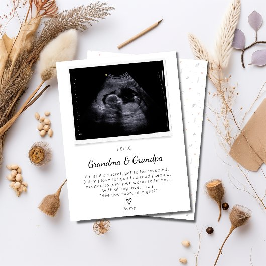 Een gedicht van Baby tot toekomstige oma en opa Ka