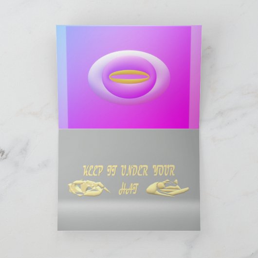 Een gedicht van een vrouwenbericht inspiratie     kaart (Binnen)