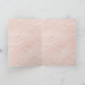 Een gedicht voor een Moeder Elegant Roze Floral Kaart (Binnen)