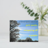 Een Gedicht Voor Herfst Briefkaart (Staand voorkant)