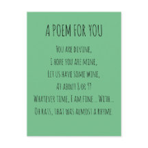 Een gedicht voor jou