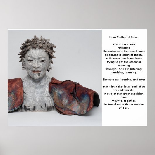 Een gedicht voor moeder poster (Voorkant)