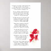 Een gedicht voor moeder "Wilde stijl" Poster (Voorkant)