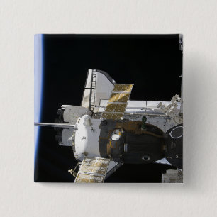 Een gedoceerd Soyuz-ruimtevaartuig Vierkante Button 5,1 Cm