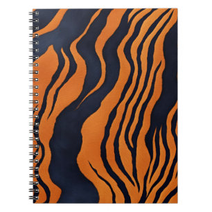 Een gedurfd Notitieboek met opvallende tijgerstrep