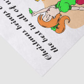 Een geeks kersttefpapier tissuepapier (Detail)