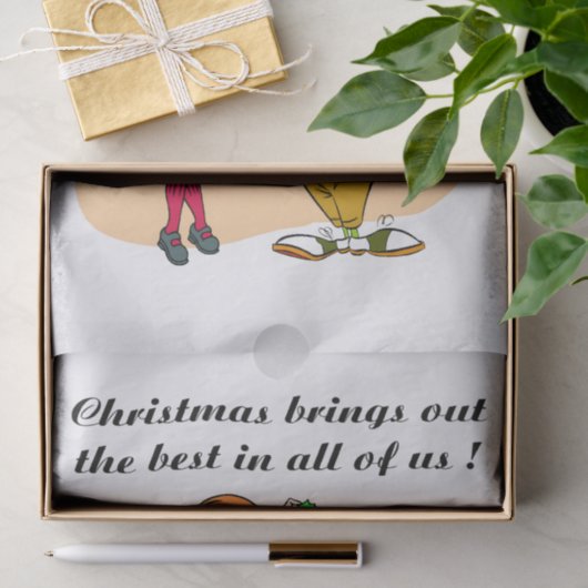 Een geeks kersttefpapier tissuepapier (Geschenk)