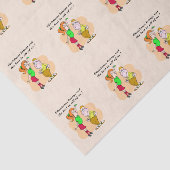 Een geeks kersttefpapier tissuepapier (Detail)