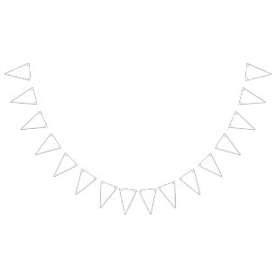 Een geel, oranje en bruin gestreept tapijt ligt be vlaggetjes