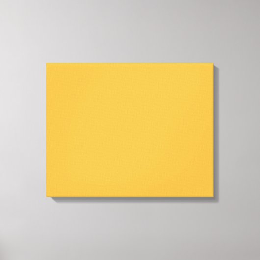 Een geel vierkant met een schone witte rand, auto canvas afdruk (Voorkant)