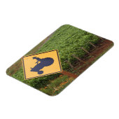 Een geeltrekkruising in de wijngaard magneet (Linkerzijde)